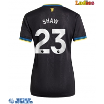 Manchester United Luke Shaw #23 Replica Third Shirt Ladies 2025-26 Short Sleeve